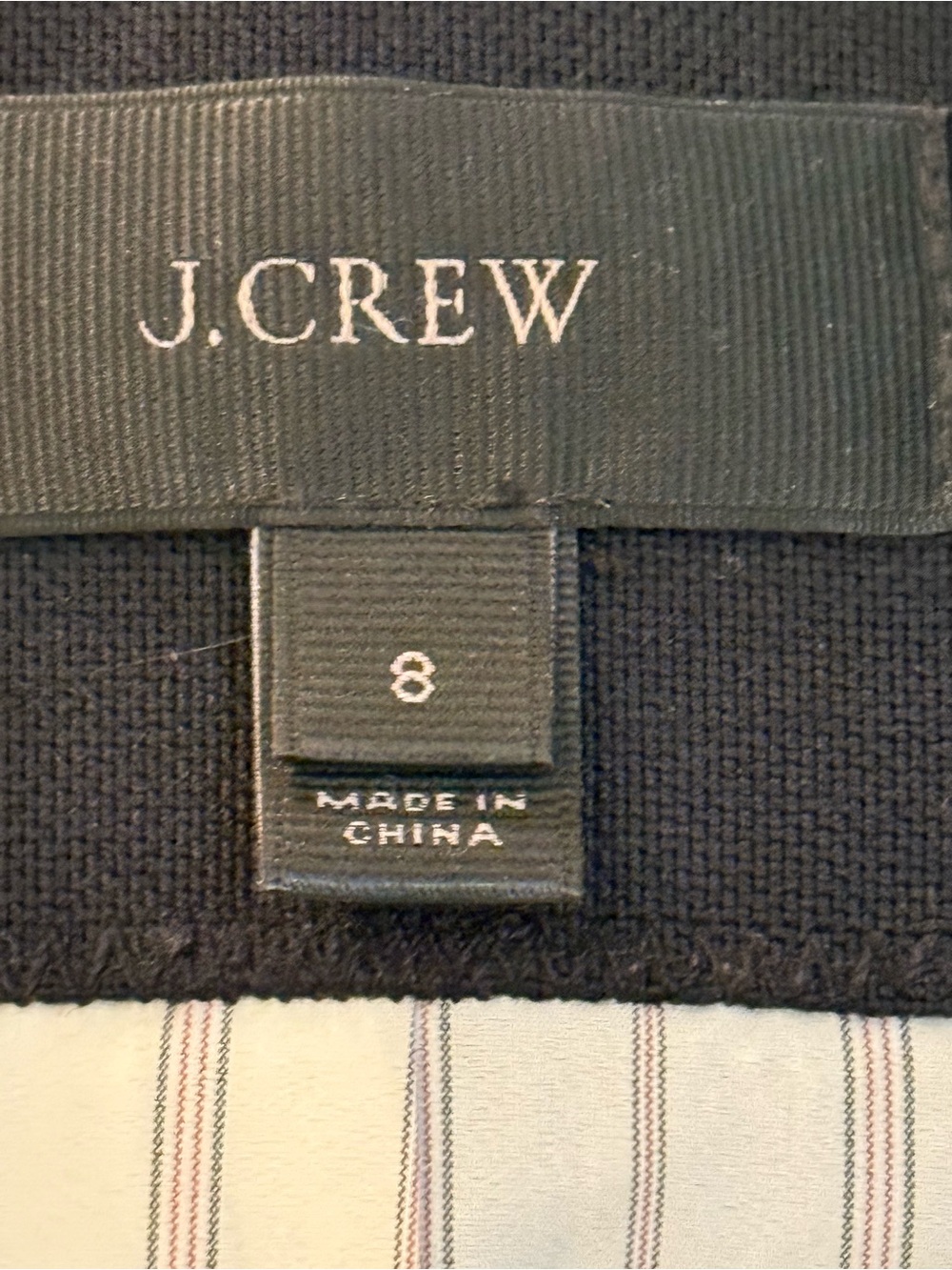 J. Crew Women's Dark Navy Blazer with Gold Buttons - Picture 4 of 4